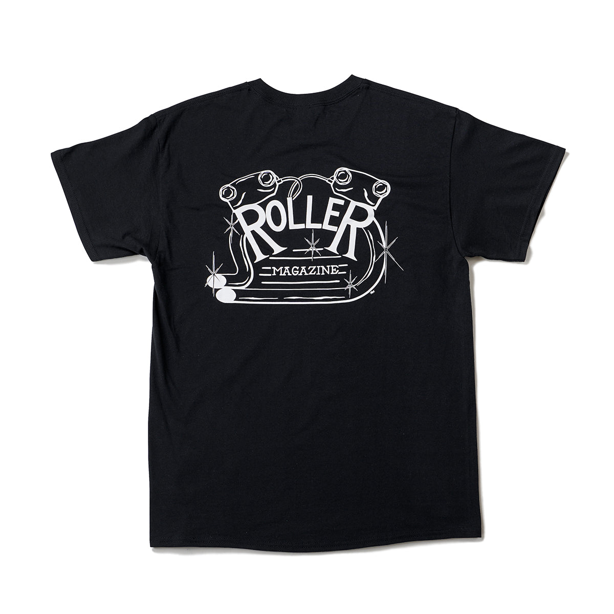 ROLLER S/S Shirt Black x White – ROLLER magazine