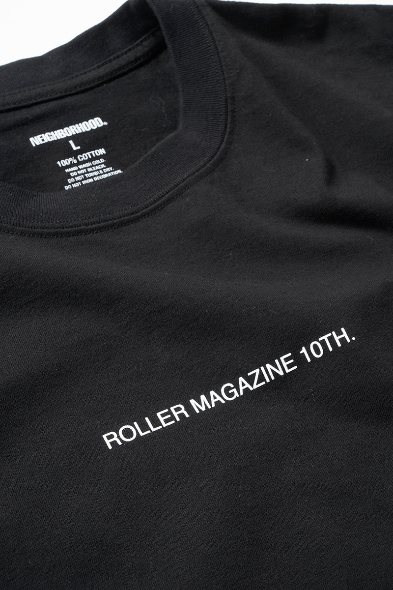 NEIGHBORHOOD × ROLLER / T-Shirt  黒  XL