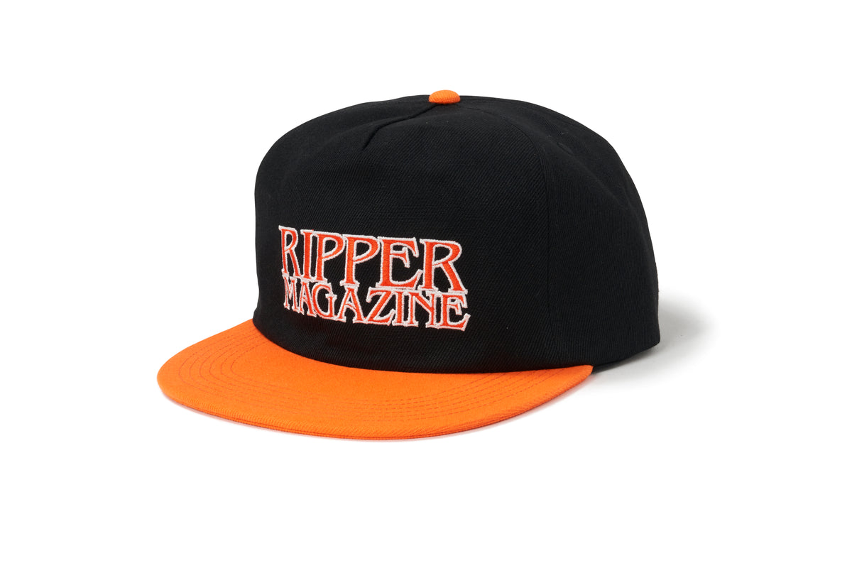 RIPPER Magazine Cotton Cap / Black & Orange