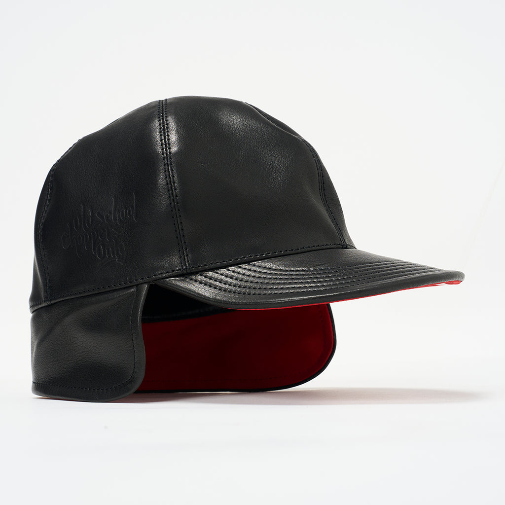 COW LEATHER EAR FLAP CAP / BRUNEL&Co. HATMAKERS x Ripper