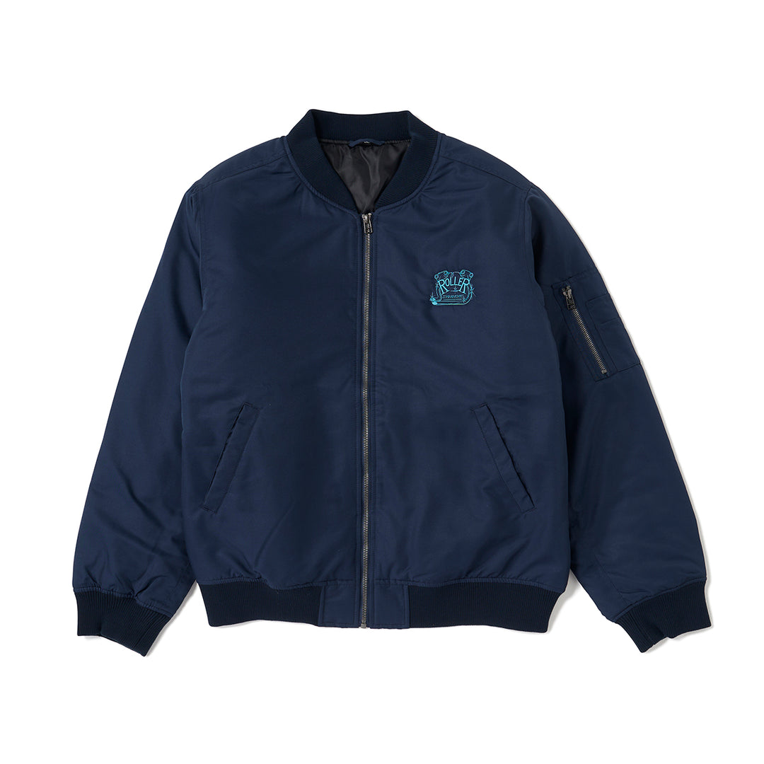 ROLLER MAGAZINE MA-1 Jacket ローラーマガジン　ma1 ROLLER MA-1 Jacket 【Navy x Blue】 – ROLLER magazine