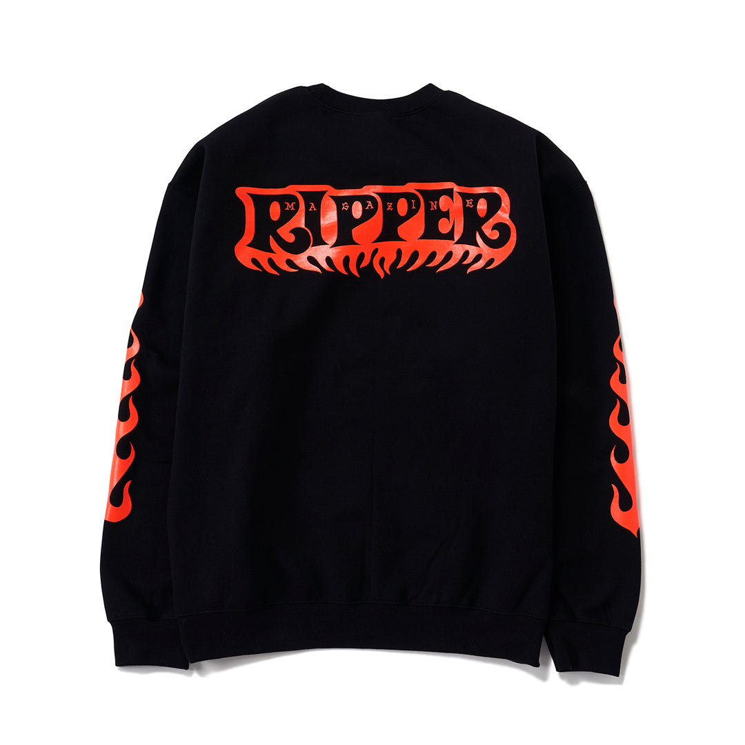 RIPPER PRO SKILLS Sweatshirt【Black】 – ROLLER magazine