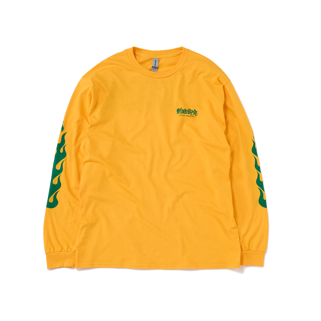 RIPPER L/S shirt ロングスリーブTee リッパーマガジン YG＞ RIPPER L/S shirt – ROLLER magazine