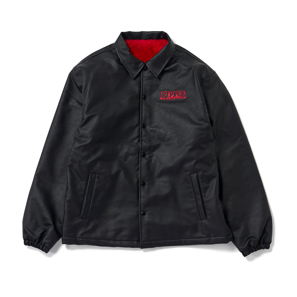 RIPPER FAKE LEATHER COACH JACKET – ROLLER magazine