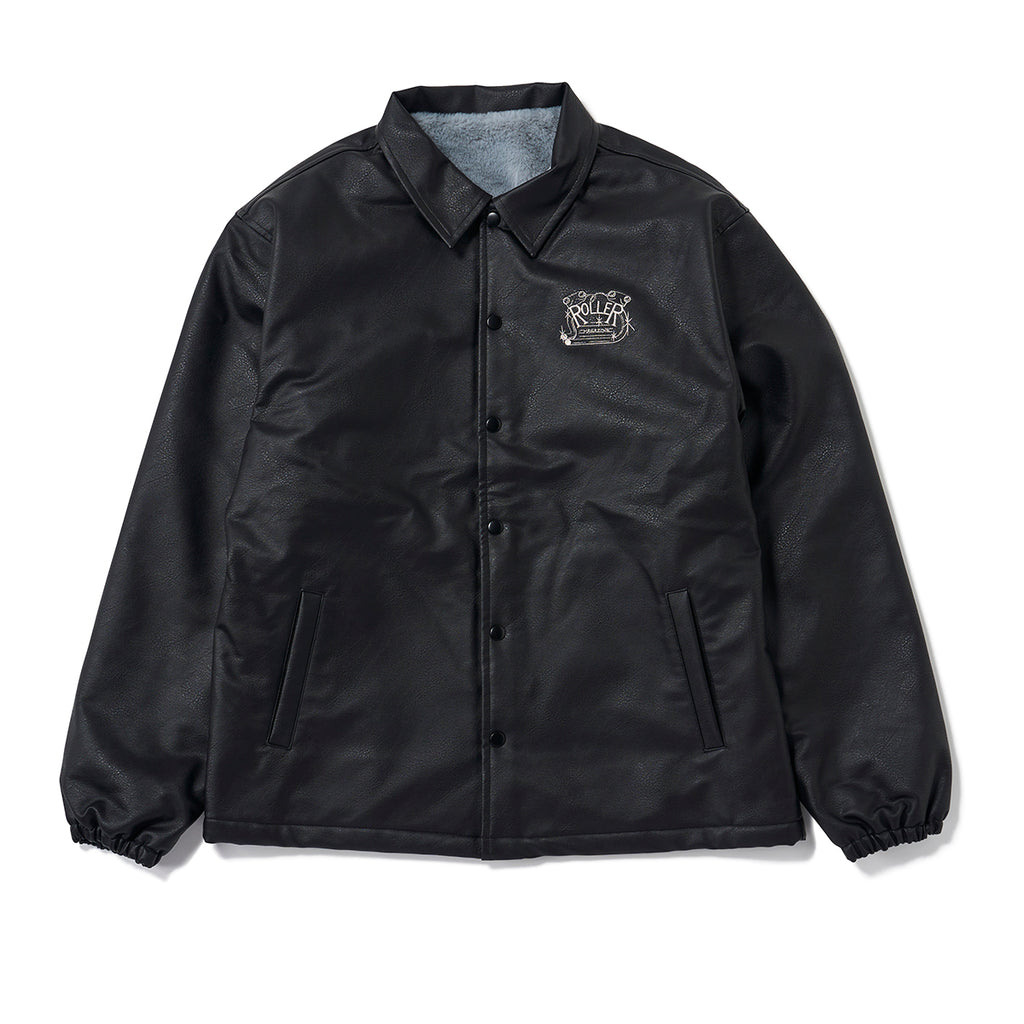 ローラーマガジン　コーチジャケット　L ROLLER FAKE LEATHER COACH JACKET – ROLLER magazine