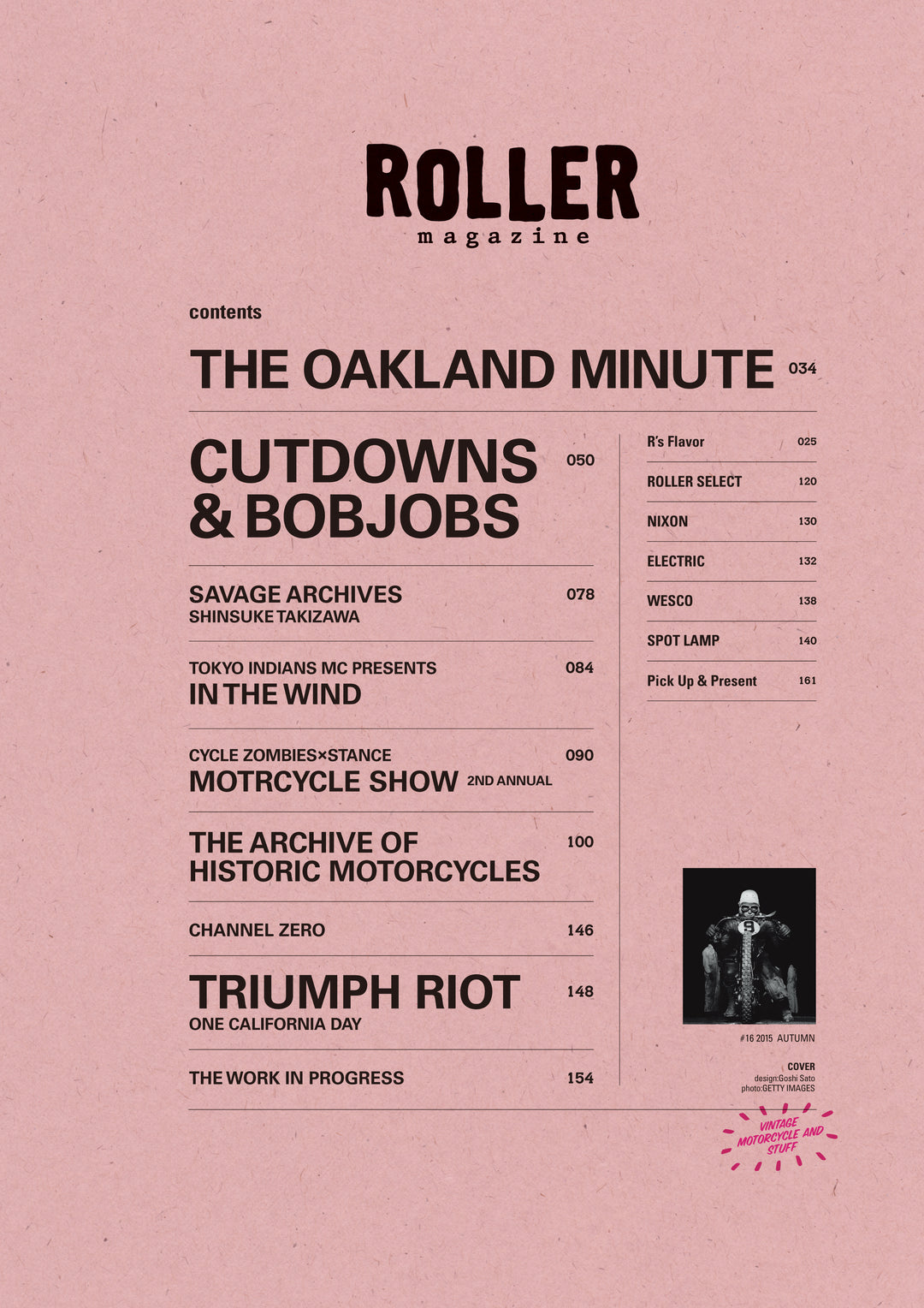 ROLLER 雑誌 セット　16冊 ROLLER Magazine Vol.16 – ROLLER magazine